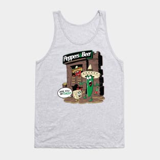 Peppers & Beer Are You My Dad? Tank Top